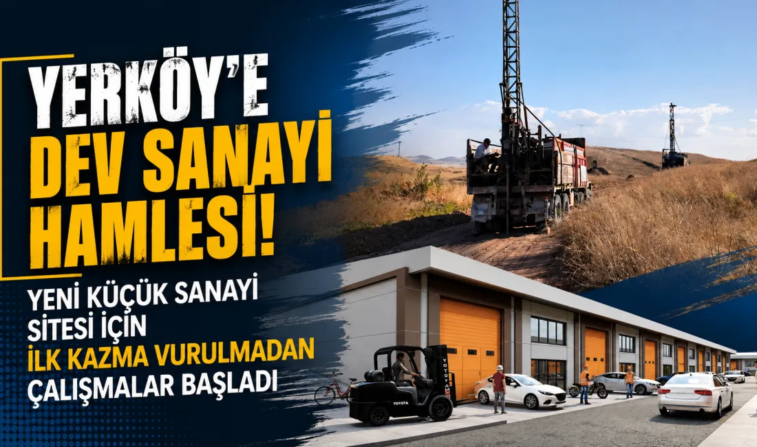 Yerköy'de üretim ve istihdama katkı sağlaması hedeflenen Yeni Küçük Sanayi