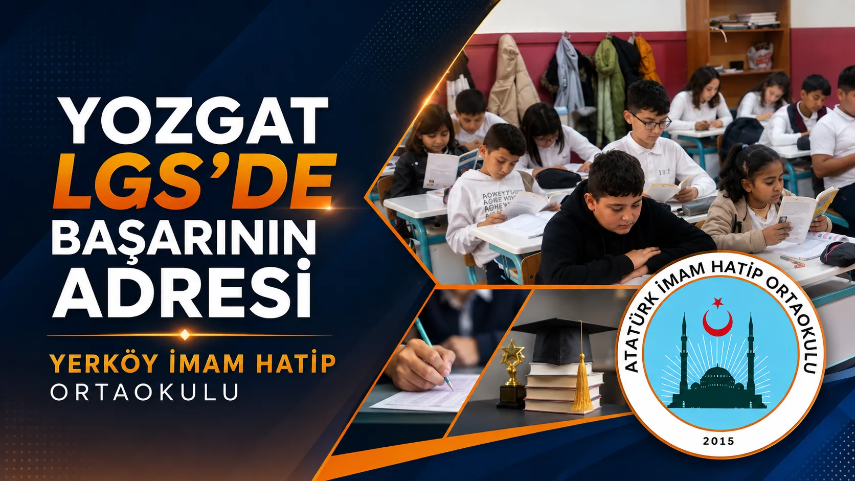 Yozgat eğitiminde elde ettiği sınav sonuçlarıyla dikkat çeken Yerköy Atatürk