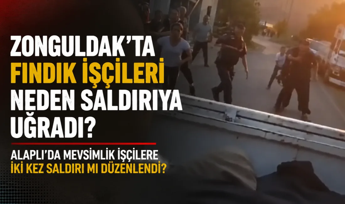 Silopi'den ekmek parası kazanmak amacıyla Zonguldak'a fındık toplamaya giden işçilere
