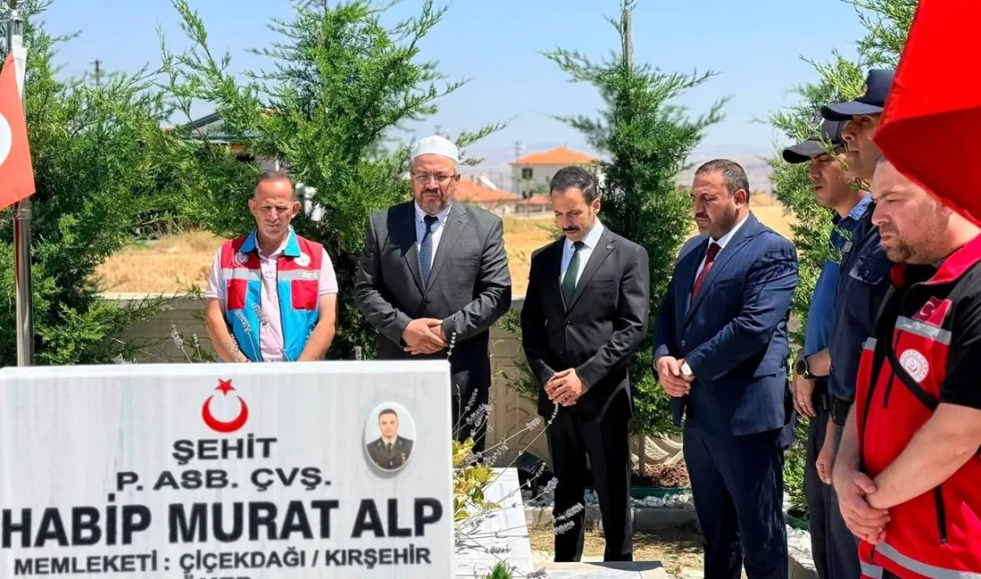 Kırşehir’in Çiçekdağı ilçesinde şehit Habip Murat Alp, şehadetinin sene-i devriyesinde