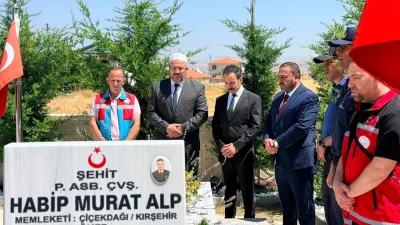 Kırşehir’in Çiçekdağı ilçesinde şehit Habip Murat Alp, şehadetinin sene-i devriyesinde