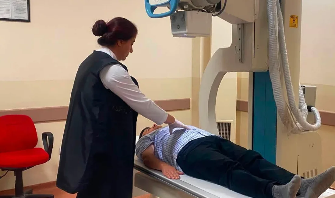 Çiçekdağı İlçe Devlet Hastanesi, teknolojik altyapısını güçlendirerek yeni dijital röntgen