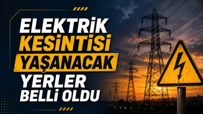30 Ağustos 2026 YOZGAT genelinde 13 elektrik kesintisi kaydı bulunuyor.