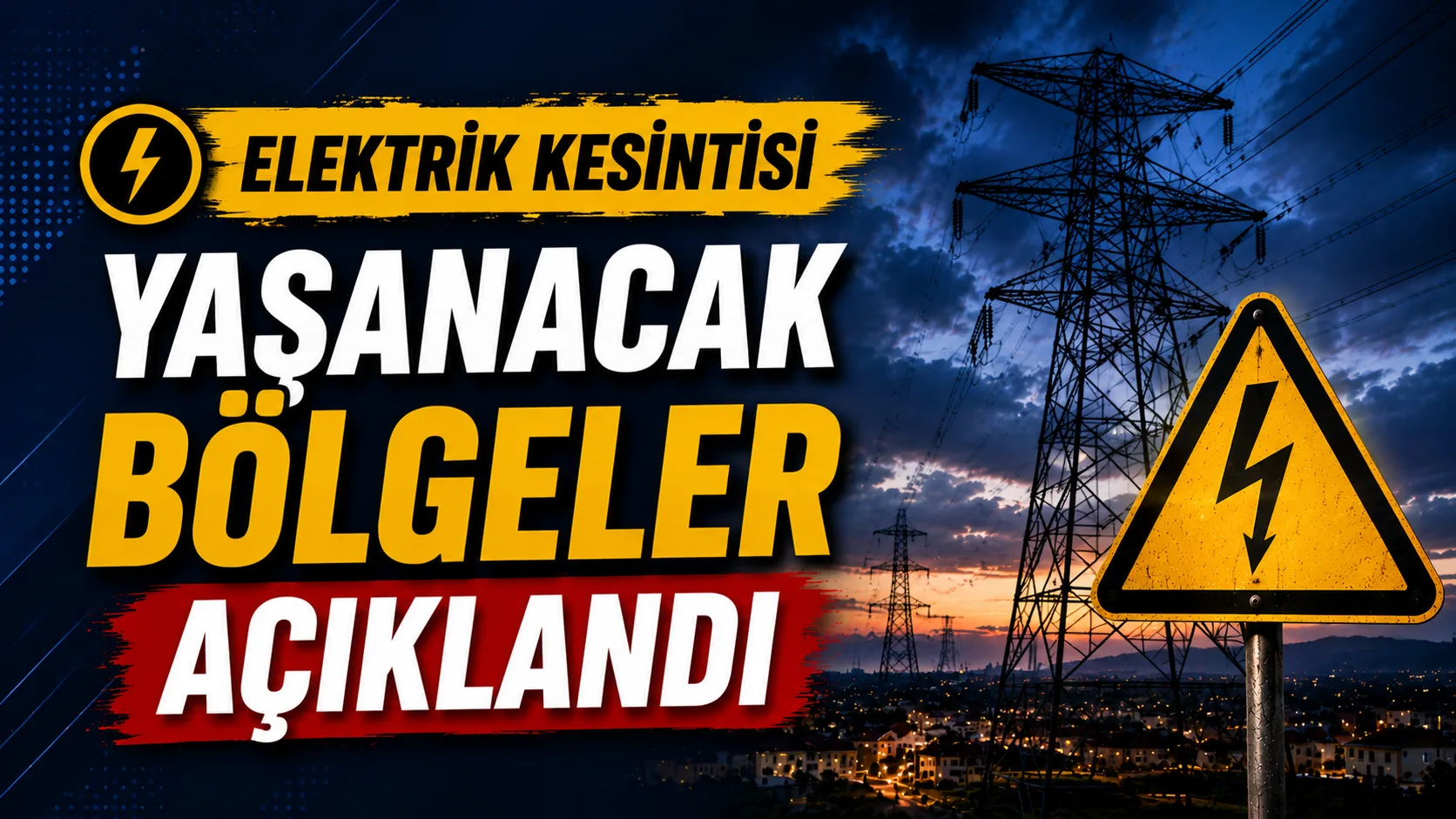 04 Eylül 2026 tarihli programda YOZGAT genelinde elektrik kesintileri yer