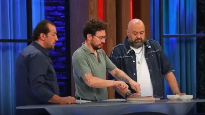 MasterChef Türkiye'nin son bölümünde eleme adayı olarak Hasan ve Şükran