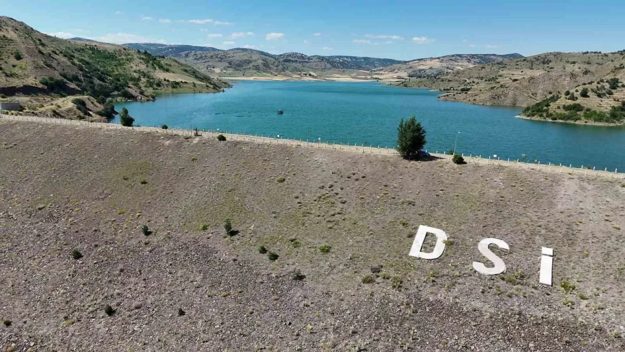Yozgat’ın içme suyu kaynağı olan Musabeyli Cemil Çiçek Barajı’ndaki doluluk