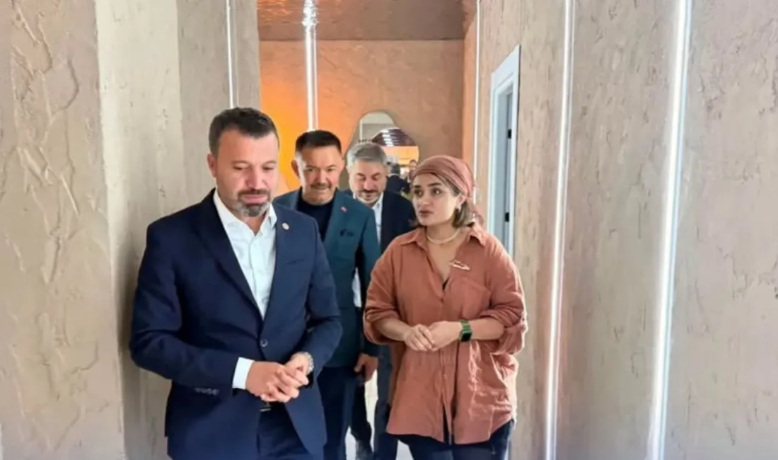 AK Parti Yozgat Milletvekili Süleyman Şahan, ilçe başkanlarıyla birlikte Sorgun'da