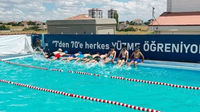 Sorgun Gençlik ve Spor Kulübü tarafından düzenlenen Çocuk Yüzme Kursu,