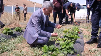 Yozgat Valisi Mehmet Ali Özkan, Doğankent Beldesi'nde yeni açılan tesisin
