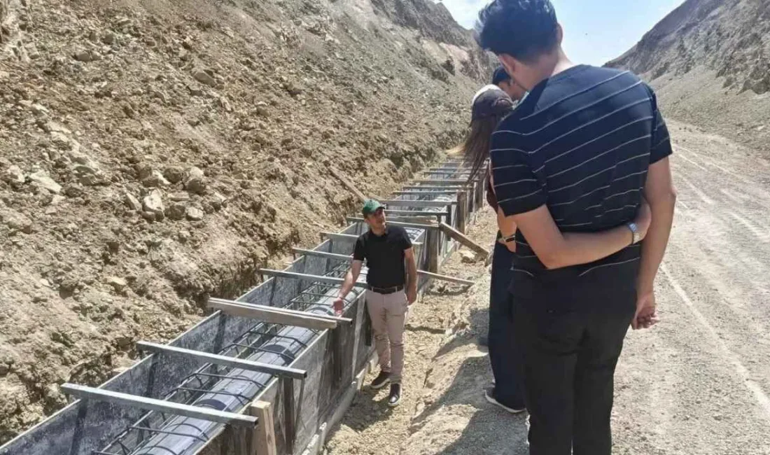 Yozgat'ta, tarımsal altyapıyı güçlendirmek için yürütülen Yerköy İğdecik Göleti Sulama