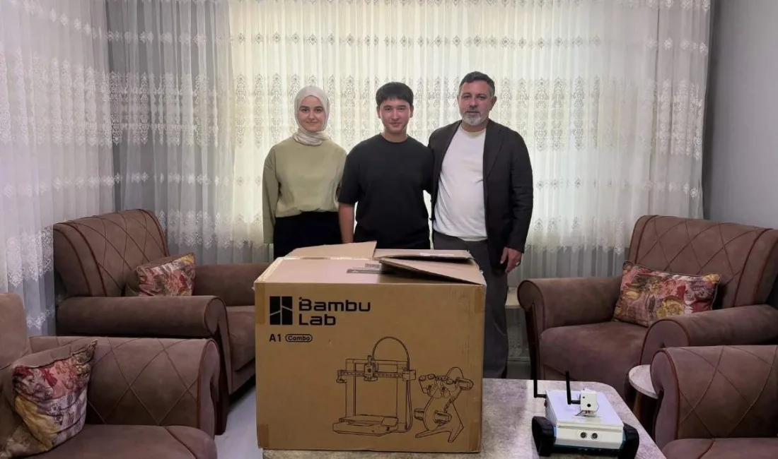 Yerköylü genç mucit Efendi Açıkgöz, geliştirdiği “Derman” projesiyle Birleşmiş Milletler