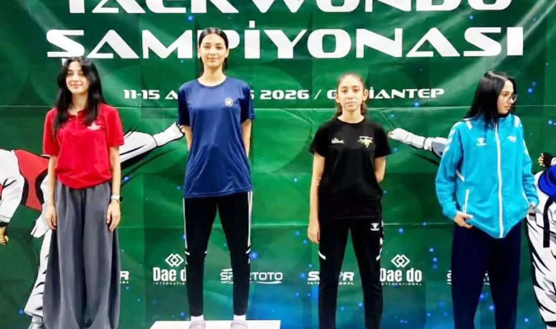 Yerköylü 16 yaşındaki taekwondocu İrem Örül, Gaziantep’te düzenlenen Gazi Kulüpler