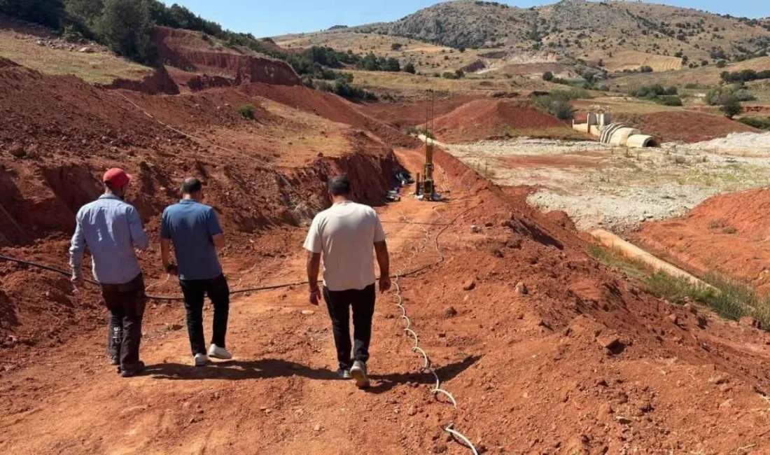 Yozgat'ta Devlet Su İşleri, tarımsal sulama kapasitesini artırmak için Aydıncık