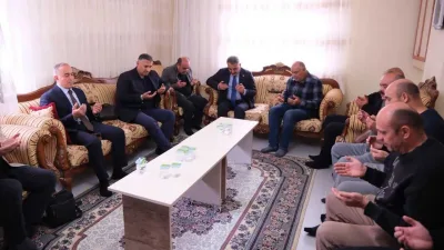 Yozgat Valisi Mehmet Ali Özkan, vefat eden İbrahim Mermertaş’ın ailesine