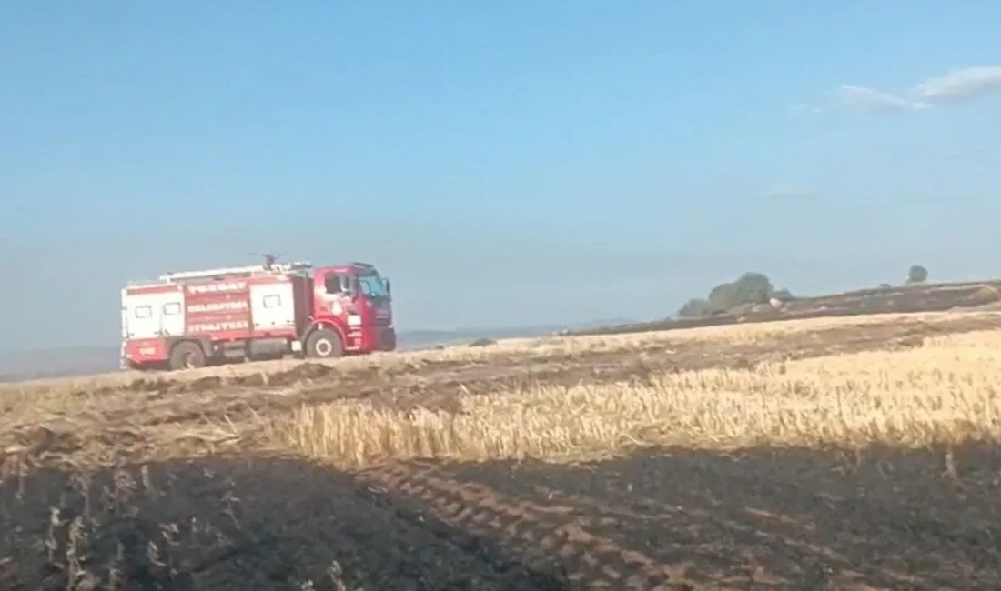 Yozgat'ta tarlasında yaktığı anız ateşinin yayılması sonucu 15 hektar otluk