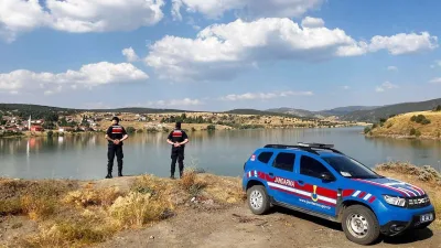 Yozgat İl Jandarma Komutanlığı, il genelindeki baraj ve göletlerde sel