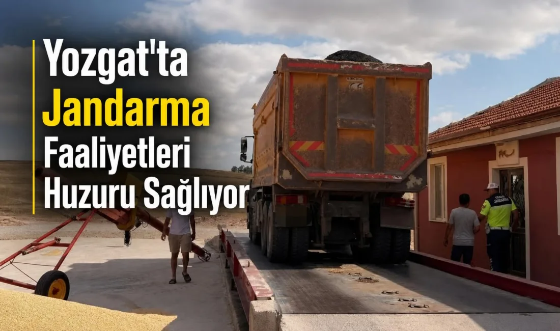 Yozgat İl Jandarma Komutanlığı, il genelinde güvenliği artırmak amacıyla çeşitli