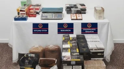 Yozgat'ın Saraykent ilçesinde jandarma ekipleri tarafından düzenlenen operasyonda, kaçak tütün