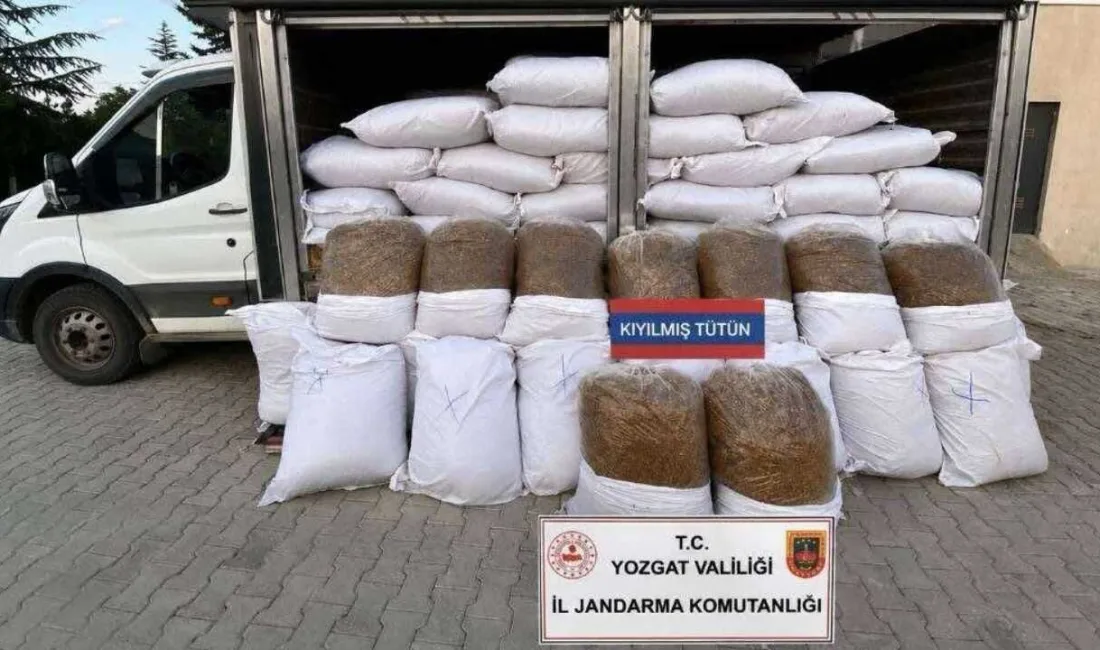 Yozgat'ta gerçekleştirilen kaçakçılık operasyonunda piyasa değeri yaklaşık 1 milyon 440