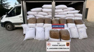 Yozgat'ta gerçekleştirilen kaçakçılık operasyonunda piyasa değeri yaklaşık 1 milyon 440