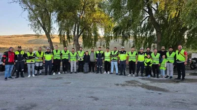 Yozgat-Boğazlıyan il yolunda motosiklet sürücülerinin trafikte daha görünür ve güvenli