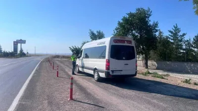 Yozgat İl Jandarma Komutanlığı, Boğazlıyan'da gerçekleştirdiği denetimlerde 63 araç ve