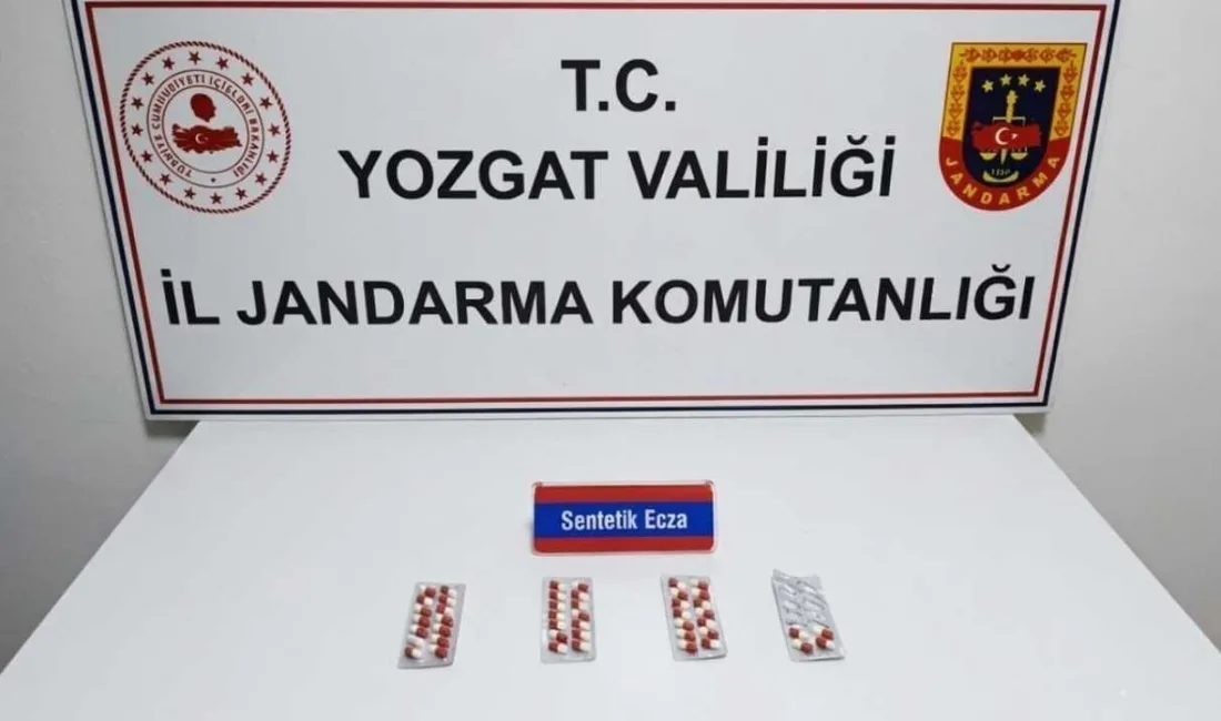 Yozgat İl Jandarma Komutanlığı'nın düzenlediği operasyonda, bir şüphelinin ikametinde, üzerinde