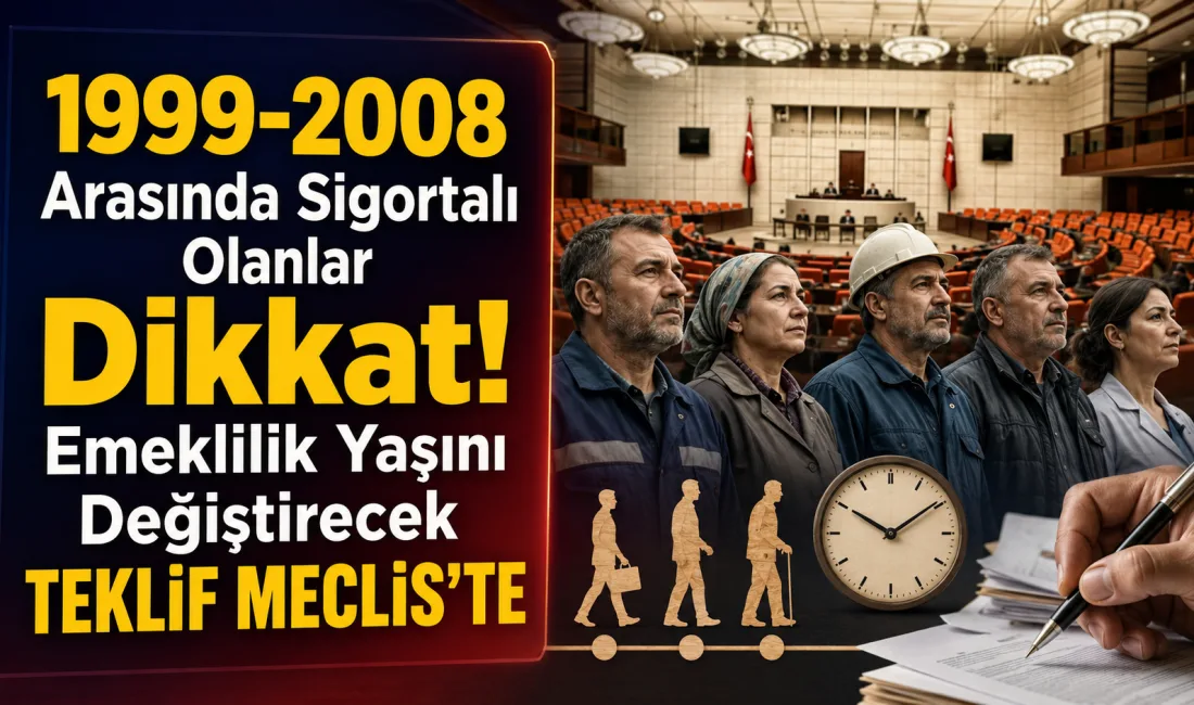 Emeklilikte yeni bir dönemin kapısı aralanabilir. 1999-2008 yılları arasında sigortalı