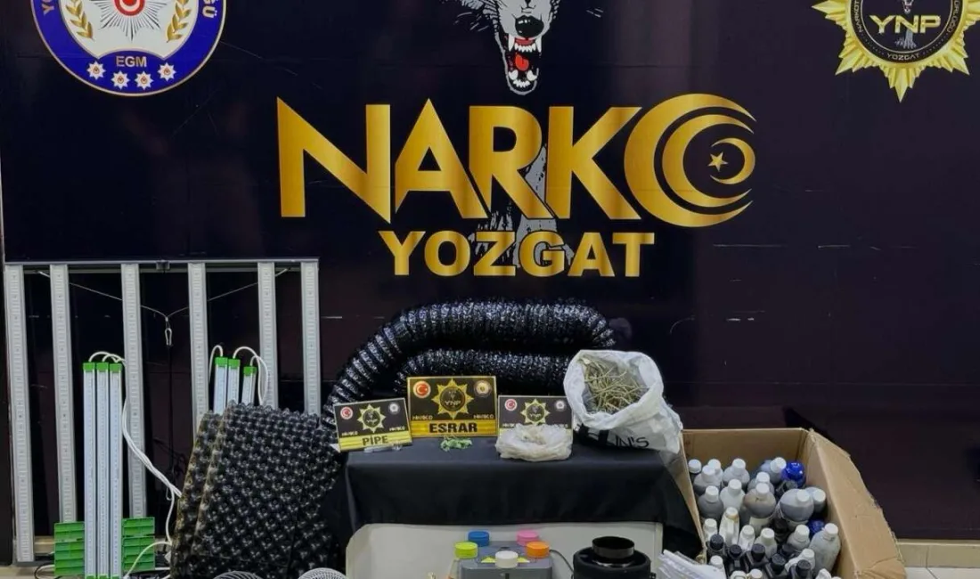 Yozgat'ın da dahil olduğu 28 ilde düzenlenen uyuşturucu operasyonlarında 548