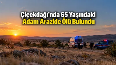 Kırşehir'in Çiçekdağı ilçesine bağlı Halaçlı köyünde hayvan otlatan 65 yaşındaki