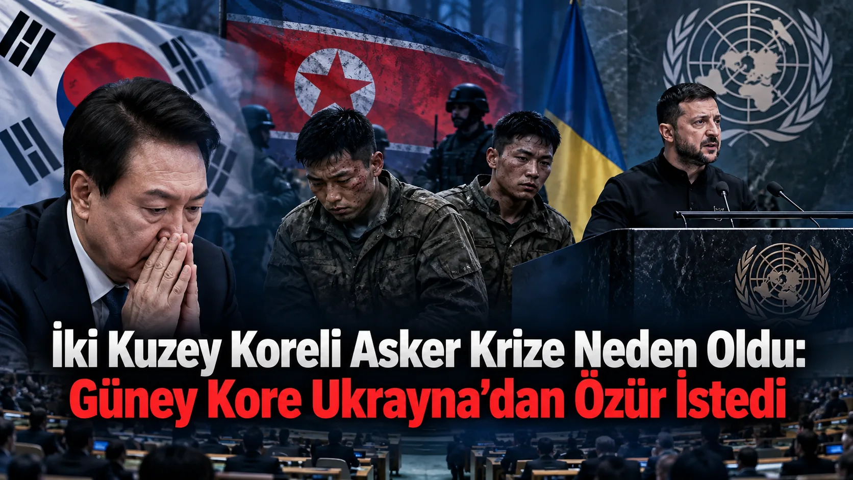 Rusya saflarında savaşırken Ukrayna tarafından esir alınan iki Kuzey Koreli