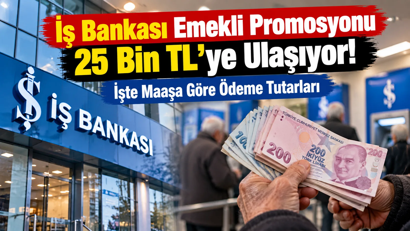 İş Bankası’nın Eylül 2026 emekli promosyon kampanyasında nakit promosyon ve