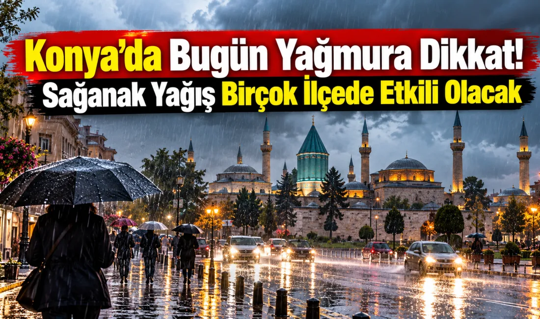 Konya’da 30 Eylül Çarşamba günü yağışlı hava etkisini gösterecek. Güncel