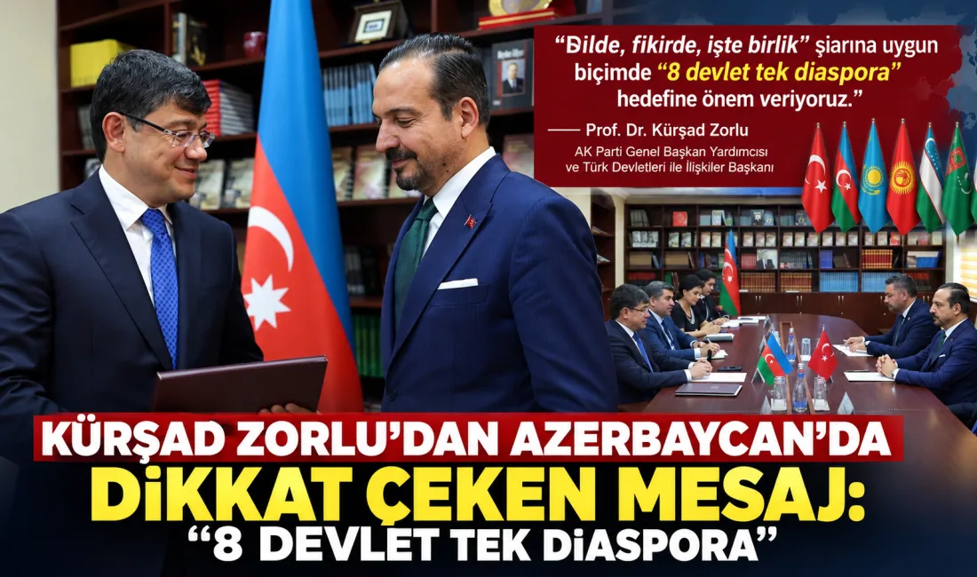 AK Parti Genel Başkan Yardımcısı ve Türk Devletleri ile İlişkiler