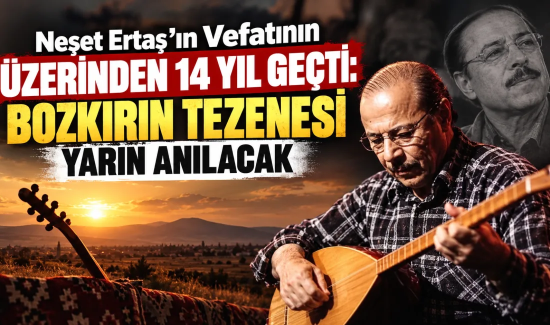 Türk halk müziğinin unutulmaz isimlerinden “Bozkırın Tezenesi” Neşet Ertaş, yarın