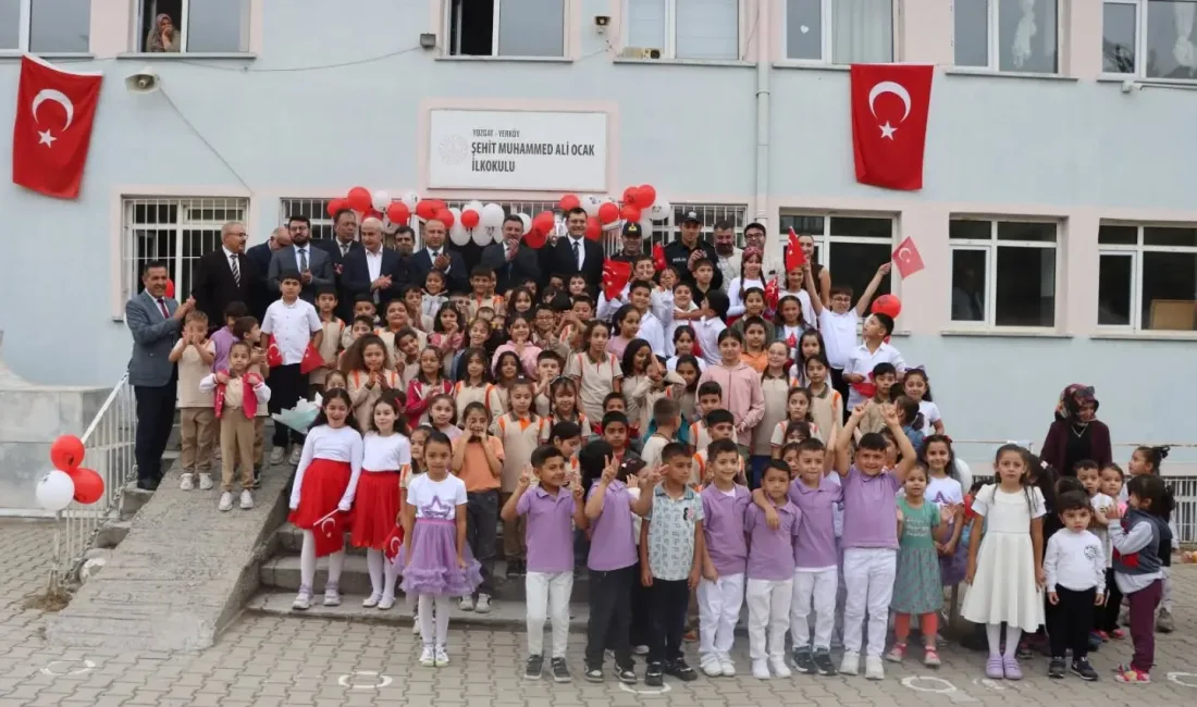 Yerköy’de İlköğretim Haftası, Şehit Muhammed Ali Ocak İlkokulu’nda düzenlenen programla