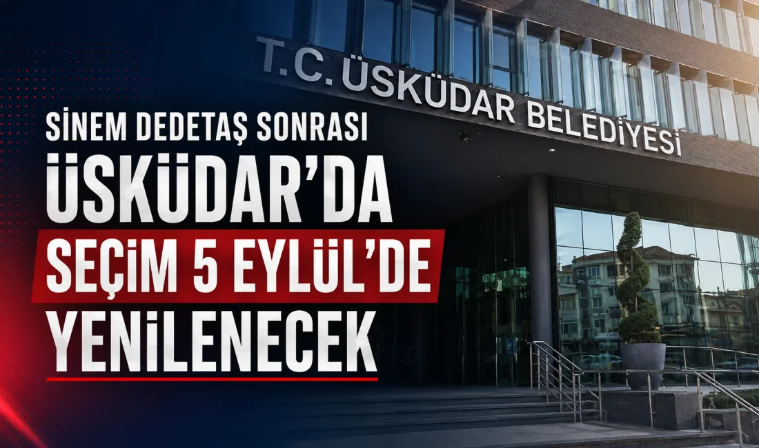 Üsküdar Belediye Başkanı Sinem Dedetaş'ın görevden uzaklaştırılmasının ardından yapılan Belediye