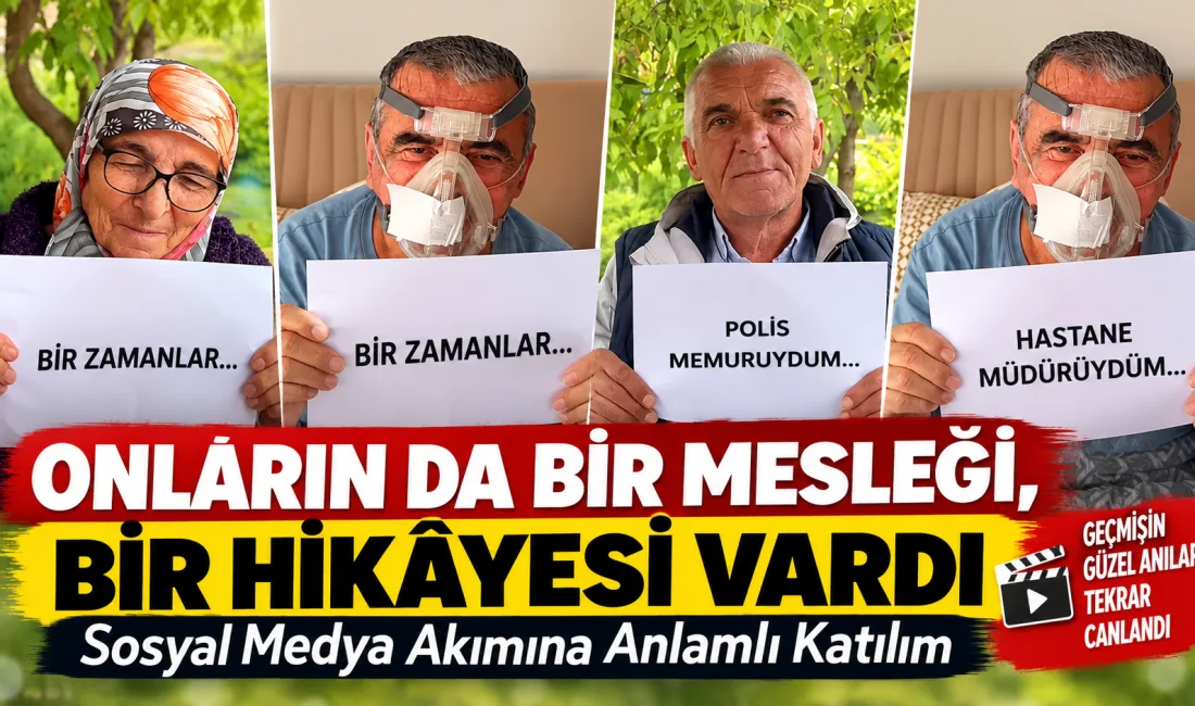 Alparslan Türkeş Huzurevi’nde hizmet alan yaşlılar, sosyal medyada ilgi gören