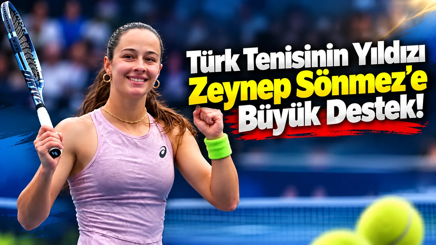 Milli tenisçi Zeynep Sönmez, HDI Sigorta ile üç yıllık ana
