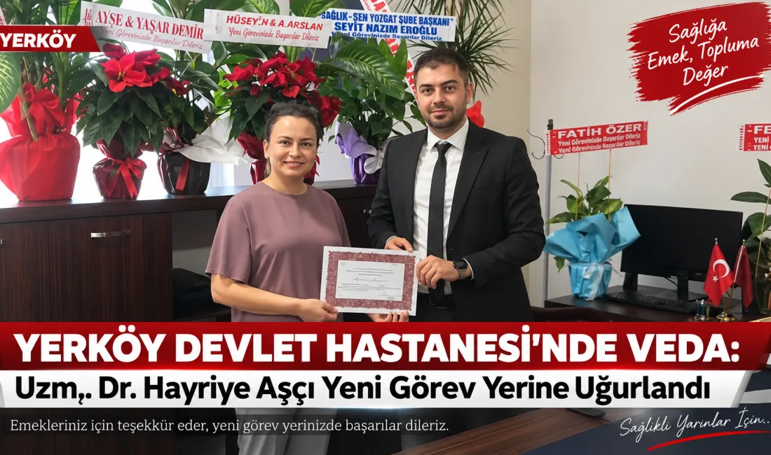 Yerköy Devlet Hastanesi’nde görev yapan Enfeksiyon Hastalıkları Uzmanı Uzm. Dr.