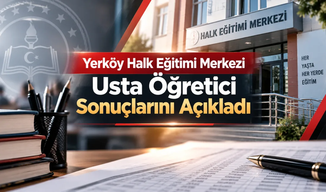 Yerköy Şehit Erhan Ar Halk Eğitimi Merkezi, yeni dönem kurslarında