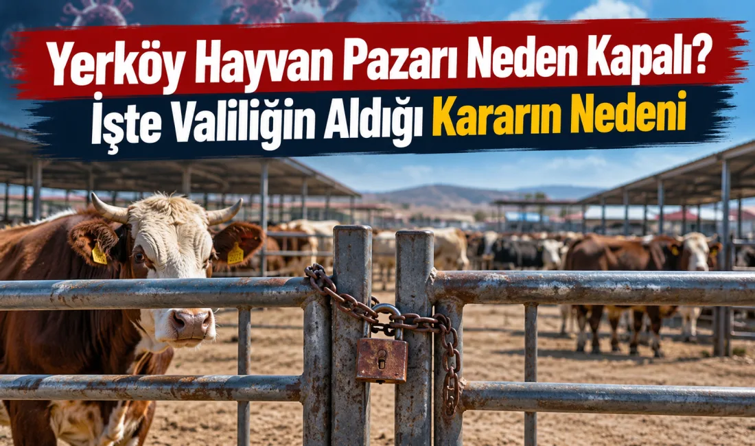 Yerköy’de hayvan pazarının yarın açık olup olmayacağını merak eden vatandaşlar