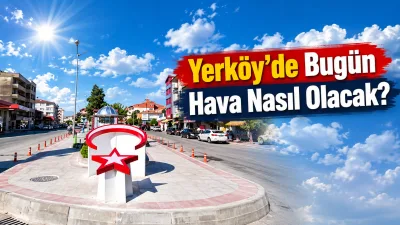Yerköy için güncel meteoroloji verileri açıklandı. Havanın Kapalı, nem oranının