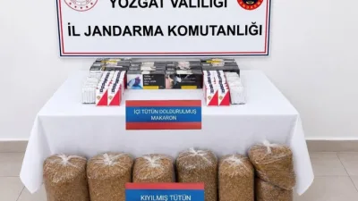 Yozgat'ın Yerköy ilçesinde gerçekleştirilen operasyonda bir iş yerinde 30 kilogram