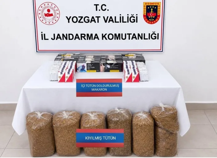 Yozgat'ın Yerköy ilçesinde gerçekleştirilen operasyonda bir iş yerinde 30 kilogram