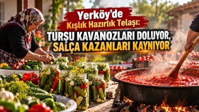 Sonbaharın kendini hissettirmeye başlamasıyla Yerköy’de geleneksel kış hazırlıkları hız kazandı.