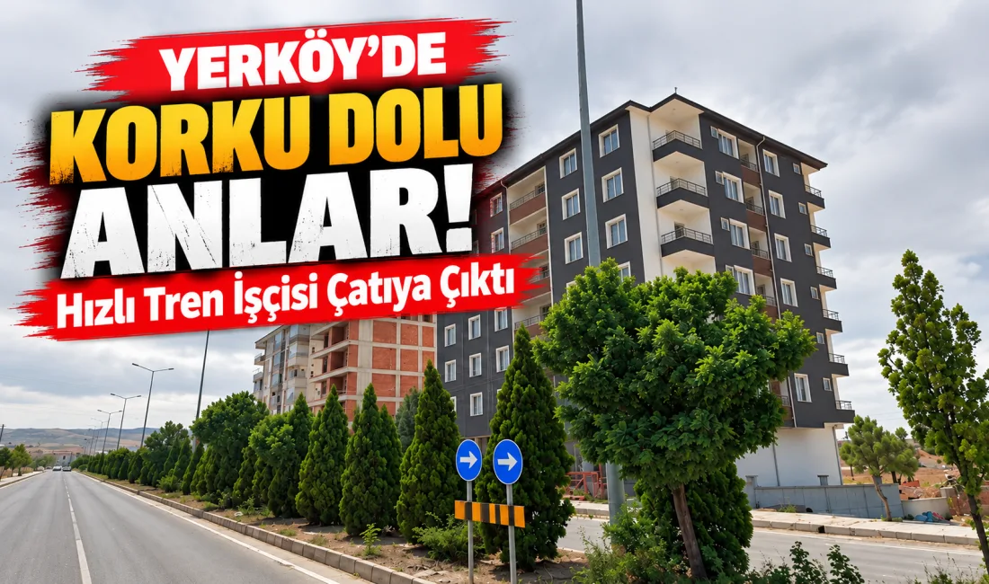 Yerköy ilçemizin 100. Yıl Mahallesi’nde, hızlı tren projesinde çalıştığı belirtilen