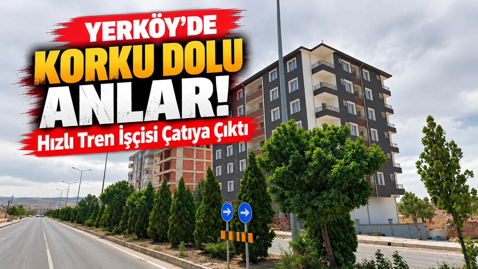 Yerköy ilçemizin 100. Yıl Mahallesi’nde, hızlı tren projesinde çalıştığı belirtilen