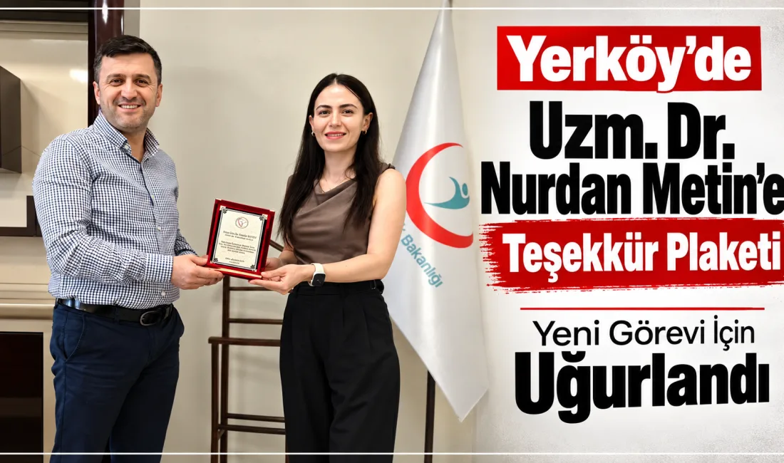 Yerköy’de görev yapan Fizik Tedavi ve Rehabilitasyon Uzmanı Uzm. Dr.