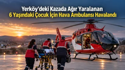 Yozgat’ın Yerköy ilçesinde meydana gelen trafik kazasında ağır yaralanan 6